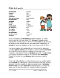 El día de la madre Lectura: Mother's Day Spanish Reading +
