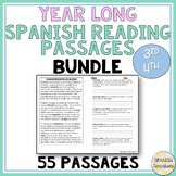 Spanish Reading Passages 3rd 4th Year Long BUNDLE Comprens