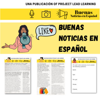Preview of Spanish Newspaper Issue 5 - Authentic Comprehensible Input: Reading and Writing