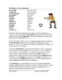 El fútbol y La Copa Mundial Lectura: Spanish Reading on So