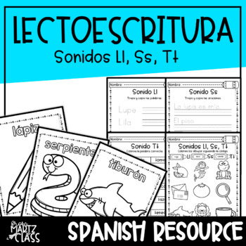 Preview of Letra Ll Ss y Tt en español