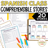 Spanish Reading Comprehension Worksheets Printable Stories
