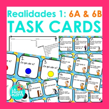 Realidades 1 Vocabulary Review Worksheets Teaching Resources Tpt