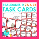 Realidades Auténtico 1 Chapters 7A and 7B Task Cards | Spa