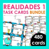 Realidades Auténtico 1 Task Cards Bundle | Spanish Review 
