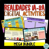 Spanish Realidades 1A-8A Digital Activities Mega Bundle