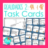 Realidades Auténtico 2 Capítulos 4A & 4B Task Cards | Span