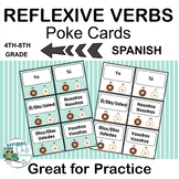 Spanish Reflexive Verbs Poke Task Cards Actividad Verbos R