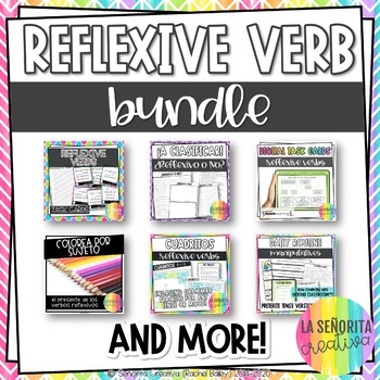 Preview of Spanish Reflexive Verbs Bundle