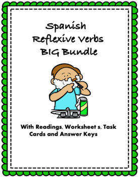 Preview of Spanish Reflexive Verbs Bundle: TOP 12 Resources @45% off! (Reflexivos)
