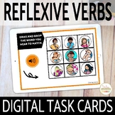 Spanish Reflexive Verbs DIGITAL Task Cards Boom Cards