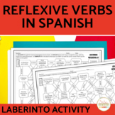 Spanish Reflexive Verbs Practice Worksheets Maze Review Ac