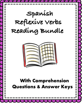 Preview of Spanish Reflexive Verbs Reading Bundle: Top 4 Readings @30% off! (Reflexivos)