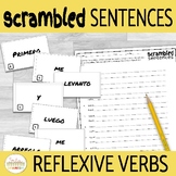 Spanish Reflexive Verbs Daily Routine Scrambled Sentences 