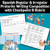 Spanish Regular & Irregular Preterite Writing Composition,