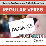 Spanish Regular Verbs - Sentence Builders hands-on activit