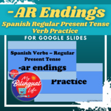 Spanish Regular -ar Present Tense Verb Conjugation Practic