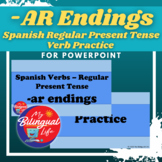 Spanish Regular -ar Present Tense Verb Conjugation Practic