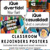 Spanish Rejoinders Posters (COLORFUL MOSAIC Design) - 40 h