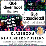 Spanish Rejoinders Posters (EMBROIDERED FLORAL Design) - 4