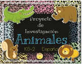 Spanish Research Project Animals - Proyecto de Investigaci