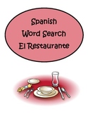 Spanish Restaurant Word Search Build Vocabulary Improve Spelling