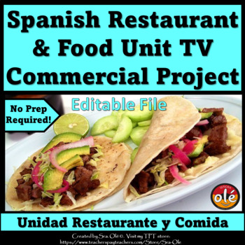 Preview of Spanish Restaurant & Food Unit Project TV Commercial & Menu Restaurante Y Comida