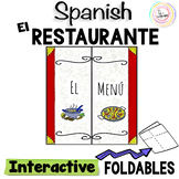Spanish Restaurant Interactive Notebook Activities EL RESTAURANTE