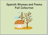 Spanish Rhymes/Poems for Fall - Dual Language Kindergarten/PreK
