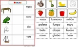 Spanish Rhyming Words Mats