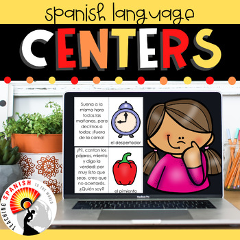 Preview of Spanish Riddles Center Activities Adivinanzas