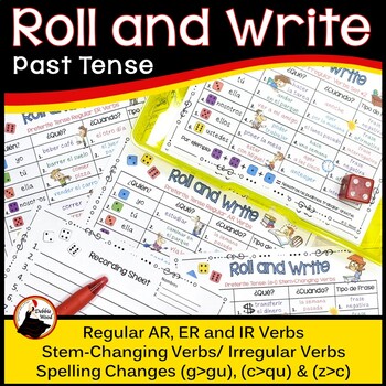 Preview of Preterite Tense Spanish worksheets - Stem Changing and Irregular Verb Activities