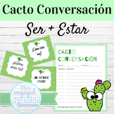 Spanish SER and ESTAR Cacto Conversación Speaking Activity