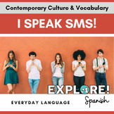 Spanish | SMS and Texting: Engaging, Low-Prep EDITABLE Activity
