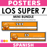 SPANISH SUPER 7 BUNDLE - High Frequency Verbs Posters for 