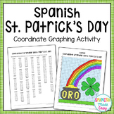 Spanish Saint Patrick's Day Coordinate Graphing Activity