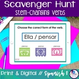 Spanish Scavenger Hunt - Stem-changing Verbs