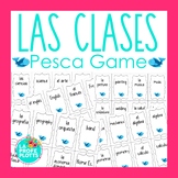 Spanish School Subject Vocabulary Pesca Game | Las Clases 