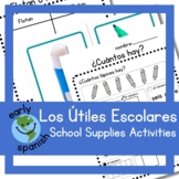 Spanish School Supplies | Los Útiles Escolares | Activitie