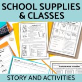 La Escuela Classes and School Supplies in Spanish Printabl