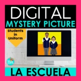 Spanish School Vocabulary Digital Mystery Picture | Spanis