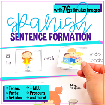 Preview of Spanish Speech Therapy Sentence Formation for Grammar and Syntax