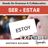 Spanish - Ser & Estar - Sentence Builders hands-on activit