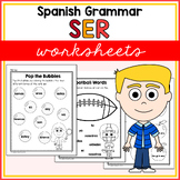 Spanish Ser Grammar Worksheets - Ser Present Tense en Español