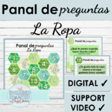 Spanish Clothing La Ropa Activity | Digital or Print Panal