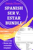 Spanish Ser versus Estar Bundle