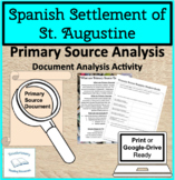 Spanish Settlement of St. Augustine Primary Source Documen