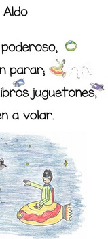 Preview of Spanish Shared Reading Poem to Introduce the A Vowel