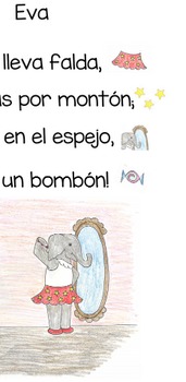 Preview of Spanish Shared Reading Poem to Introduce the E Vowel