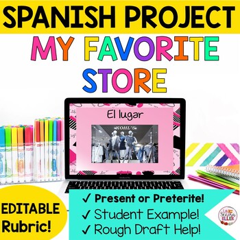 Preview of Spanish Shopping Project | My Favorite Store | Mi Tienda Favorita